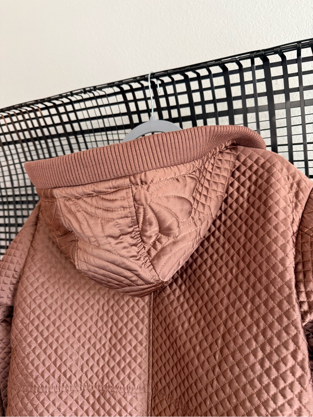 Anthropologie Embroidered Hooded Anorak Coat - Picture 7 of 9